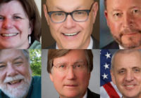 Juli Buehler, Dan Shelley, Tom Allen, Savid Devereaux, David Oxenford, and Mike Koval